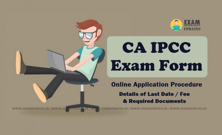 IPCC Application Form - Online Exam Form to Apply