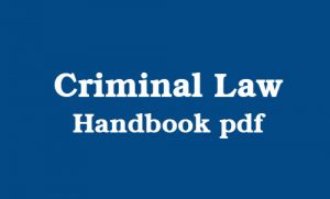Criminal Law Handbook pdf Download - Indian Criminal Law Books