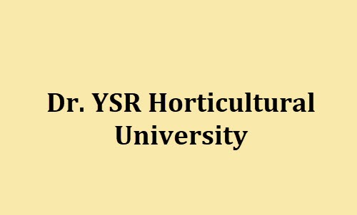Dr. YSR Horticultural University PG Admission