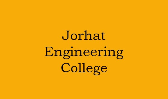 Jorhat Engineering College admission Application Fee