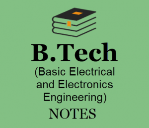 Basic Electrical and Electronics Engineering Notes pdf