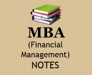 Financial Management Notes MBA Pdf - Download MBA 2nd Sem Study Material & Books