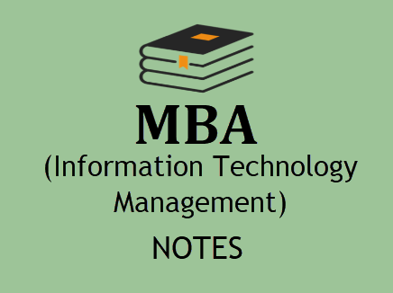 Information Technology Management MBA Notes pdf- Download Study Material for MBA 1st Semester