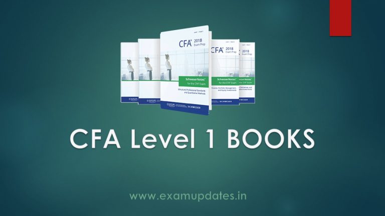 CFA Level 1 Books PDF, Study Material & Schweser Notes Free Download