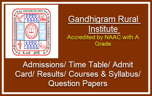 GRI Institute Time Table,. GRI Institute Result, GRI Institute Courses and Syllabus, GRI Institute Admit Card