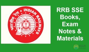 RRB SSE Books, Exam Notes and Materials