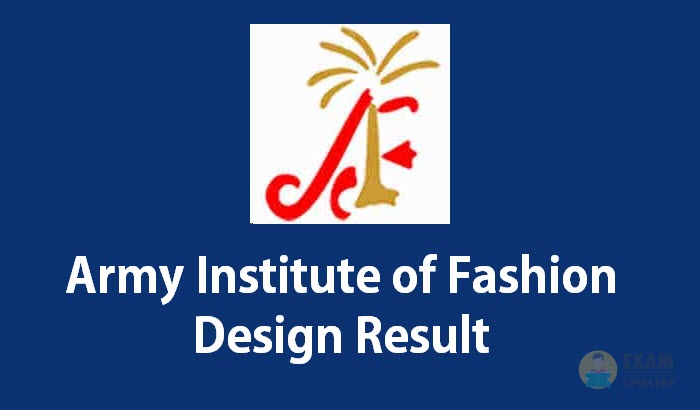 AIFD WAT Result, Army Institute of Fashion Design Result