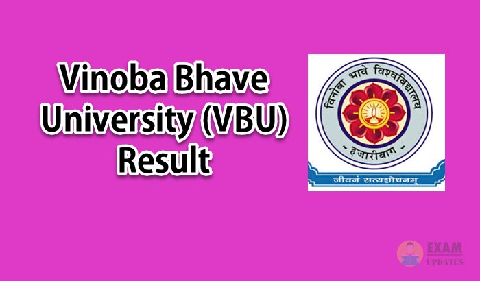 VBU Result, Vinoba Bhave University (VBU) Result