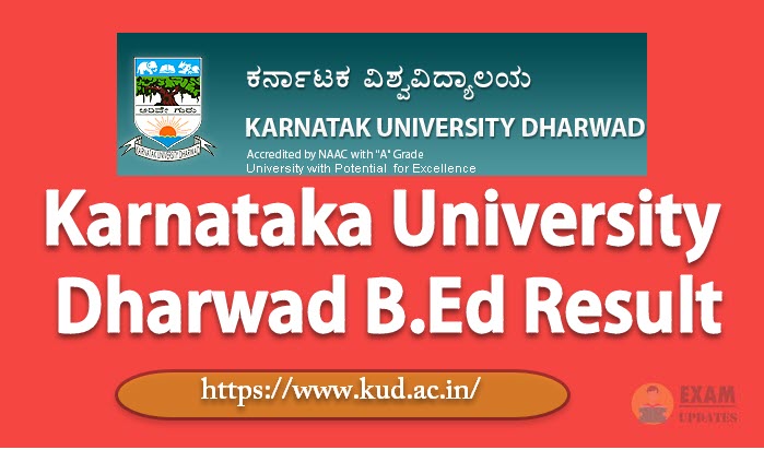 Karnataka University Dharwad B.Ed Result