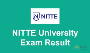 NITTE University Result, NITTE University Exam Result