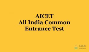 AICET - All India Common Entrance Test