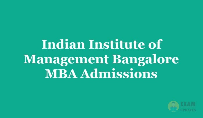 IIMB MBA 2023 Admissions