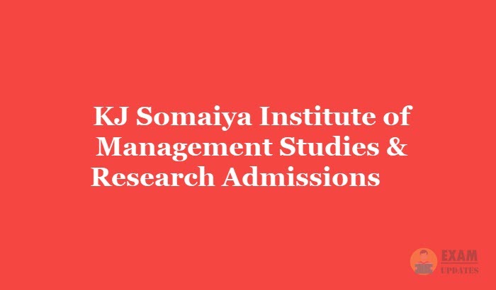 KJ Somaiya MBA 2023 Admissions-Application Form