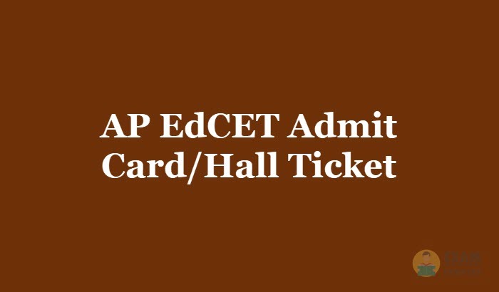 AP EdCET Admit Card 2019 Release Date - Download & Print PDF
