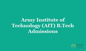 AIT Pune B.Tech Admissions