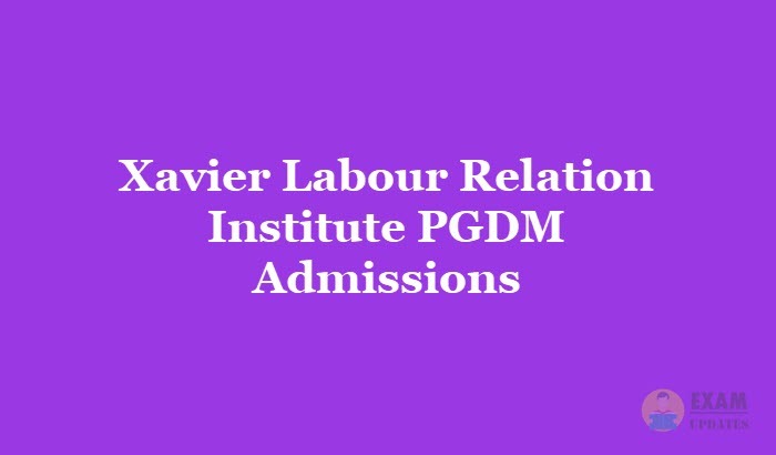 XLRI PGDM Application Form