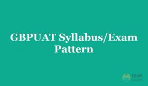GBPUAT Syllabus [year] - Download G.B. Pant University of Agriculture and Technology Syllabus