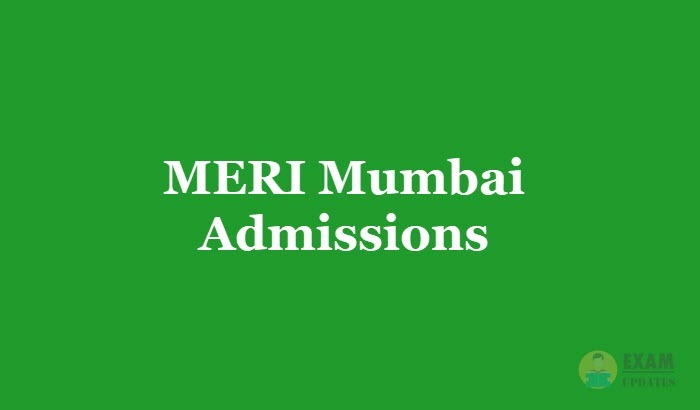 MERI Mumbai Admissions