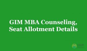 GIM MBA Counselling