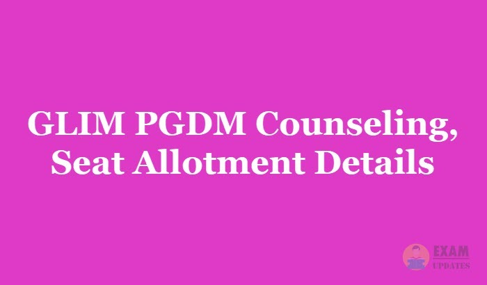 GLIM PGDM Counselling