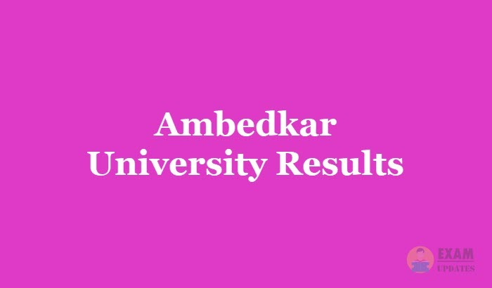 Ambedkar University Results 2019 for 1st 2nd 3rd year - UG/PG Courses