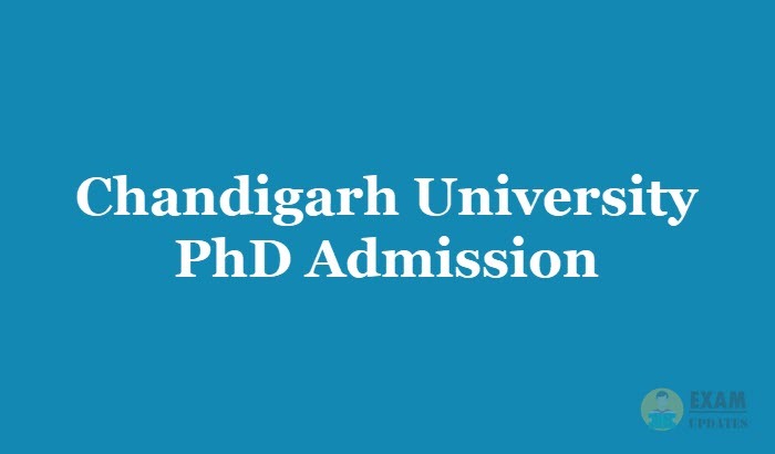 phd program in chandigarh university