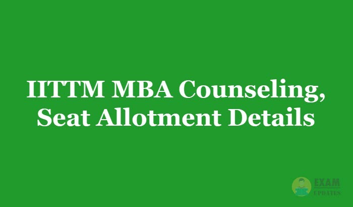 IITTM BBA/MBA Counselling