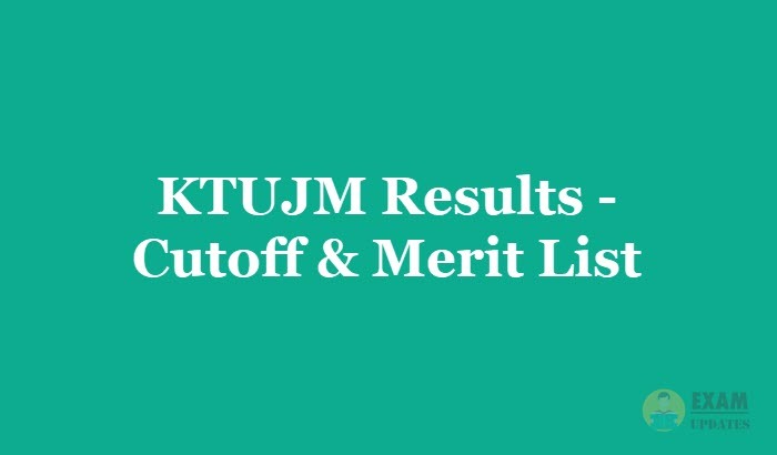 KTUJM Results 2019 For 1st 2nd 3rd year - Kushabhau Thakre University of Journalism & Mass Communication
