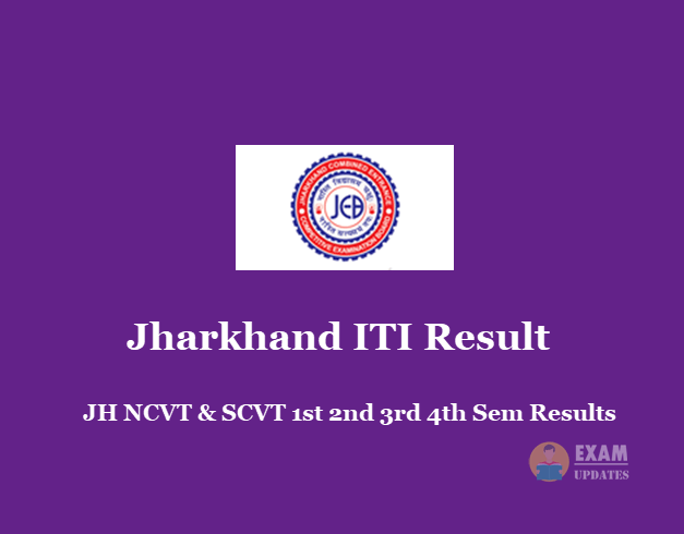 Jharkhand ITI Result - JH NCVT & SCVT 1st 2nd 3rd 4th Sem Results