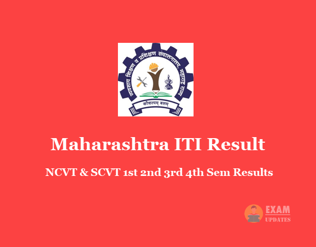 Maharashtra ITI Result - NCVT & SCVT 1st 2nd 3rd 4th Sem Results
