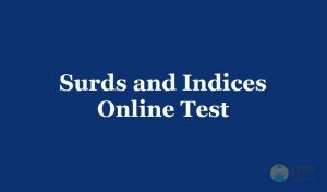 Surds and Indices Online Test 2019 - Aptitude Questions and Answers MCQ, Online Quiz