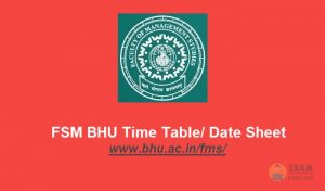 FMS BHU Time Table 2020 - Check the MBA Entrance Exam Dates@bhu.ac.in/fms/