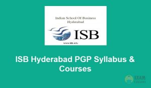 ISB Hyderabad PGP Syllabus & Courses [year] - Download ISB PGP Entrance Syllabus PDF