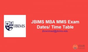 JBIMS MBA MMS Exam Dates 2020 - Check JBIMS Admission Dates@jbims.edu