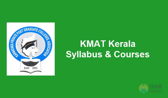 KMAT Kerala Syllabus & Courses [year] - Download the KMAT Syllabus in PDF