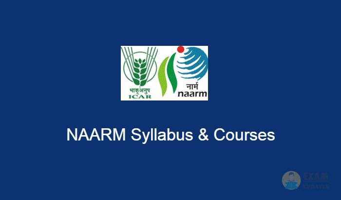 NAARM Syllabus & Courses