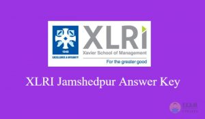 XLRI Jamshedpur Answer Key