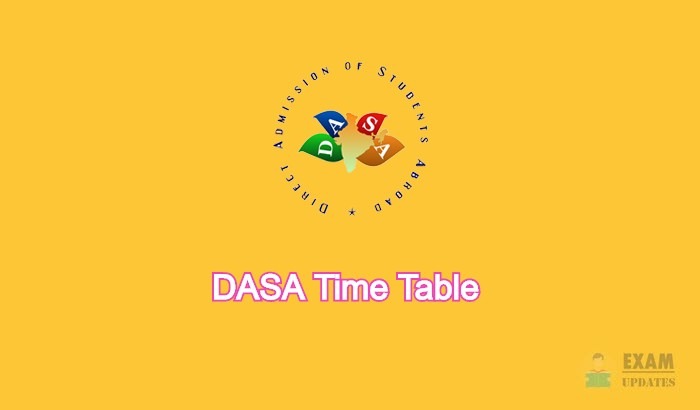 DASA Time Table