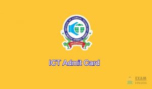 ICT Admit Card