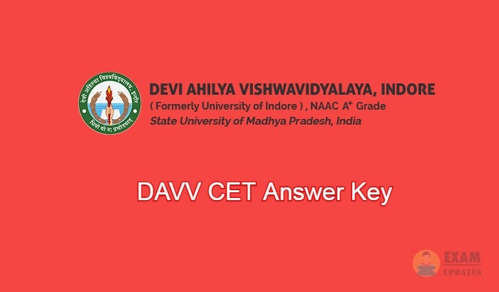 DAVV CET Answer Key