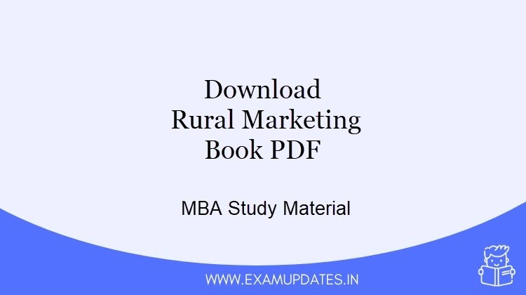 Rural Marketing Book