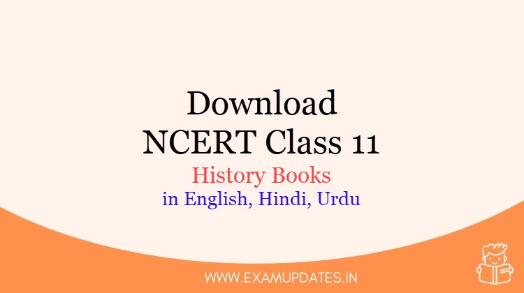 NCERT Class 11 History Books [year] - In English, Hindi, Urdu