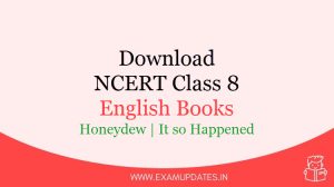 NCERT Class 8 English Books [year] - Download Honeydew, It so Happened