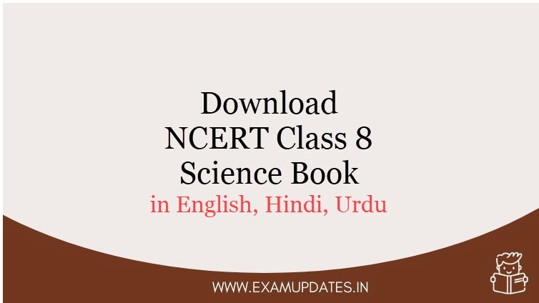 NCERT Class 8 Science Book [year] - In English, Hindi, Urdu (Vigyan)