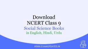 NCERT Class 9 Social Science Books [year] - Download in English, Hindi, Urdu