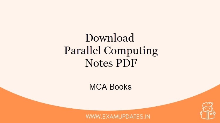 Download Parallel Computing Notes | MCA Books