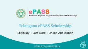 Telangana ePASS Scholarship