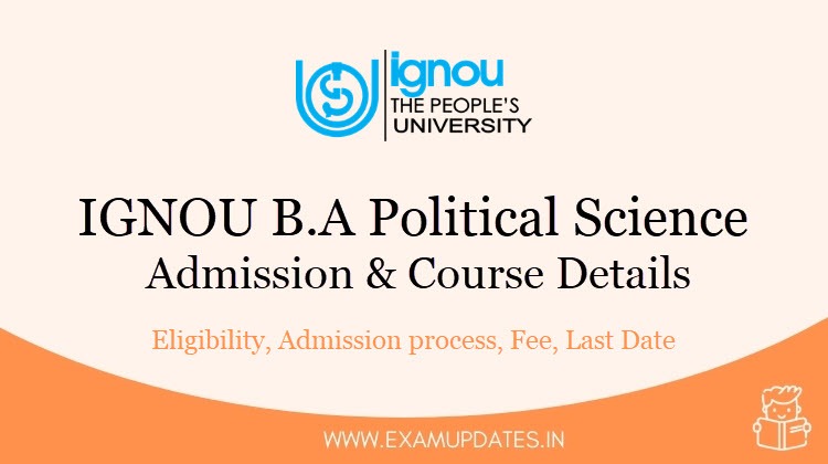 IGNOU B.A History Admission 2021 - Fee details, Last Date, Eligibility, Application Form