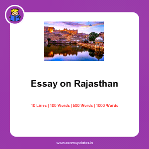 Essay on Rajasthan
