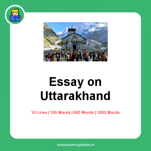 essay writing on uttarakhand